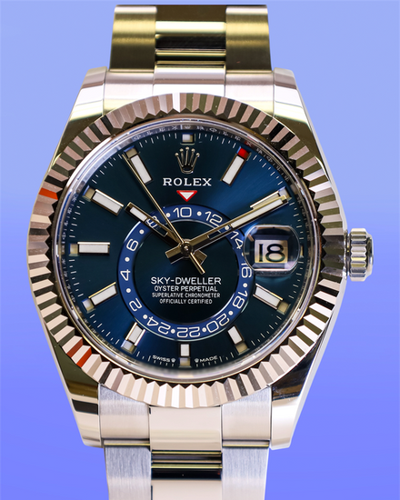 2026 Rolex Sky-Dweller 42MM Blue Dial Oyster Bracelet (336934)