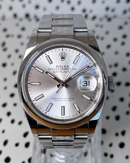 No Reserve - 2020 Rolex Datejust 36MM Silver Dial Oyster Bracelet (126200)