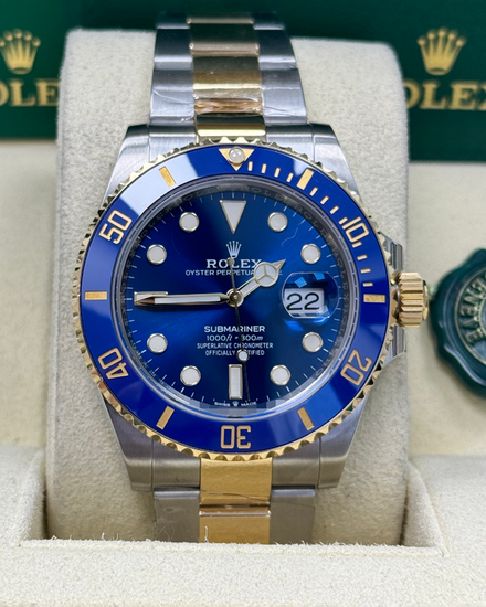 2024 Rolex Submariner Date "Bluesy" 41MM Blue Dial Two-Tone Oyster Bracelet (126613LB)