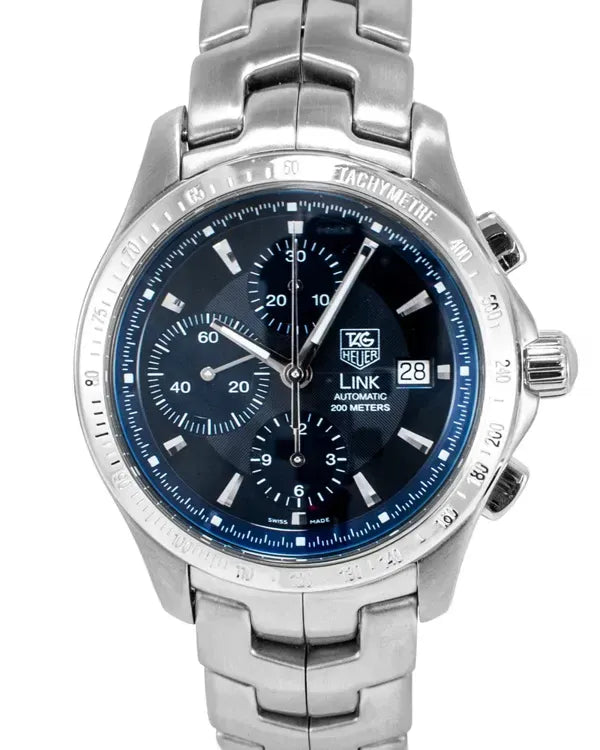 Tag Heuer Link Calibre 16 42MM Blue Dial Steel Bracelet (CJF2110)