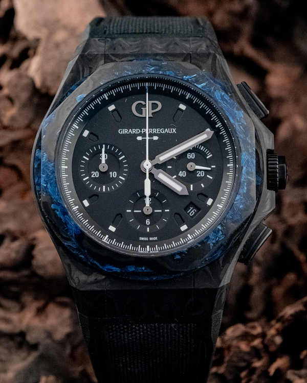 2022 Girard Perregaux Laureato Absolute Wired L. E. 44MM Black Dial Rubber Strap (81060-36-694-FH6A)