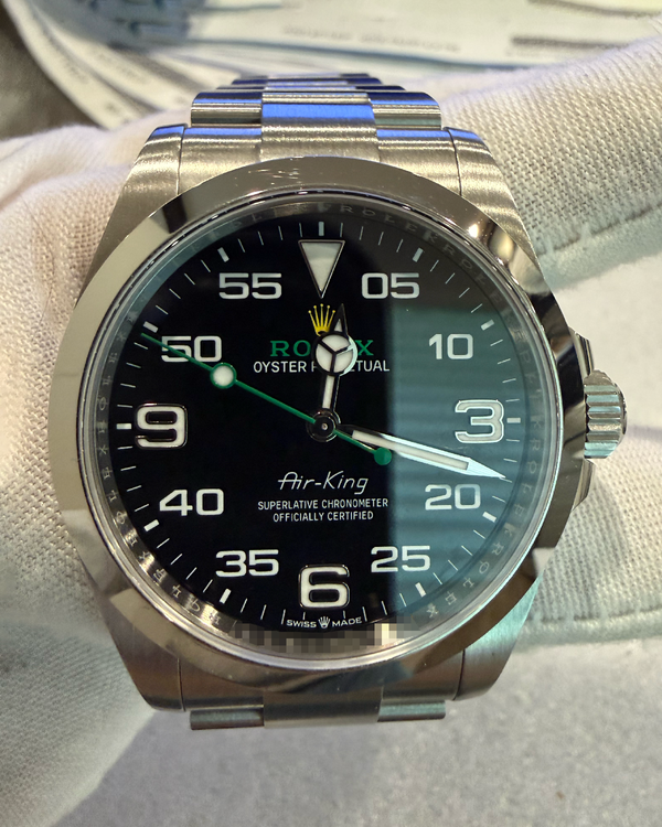 2025 Rolex Air-King 40MM Black Dial Oyster Bracelet (126900)