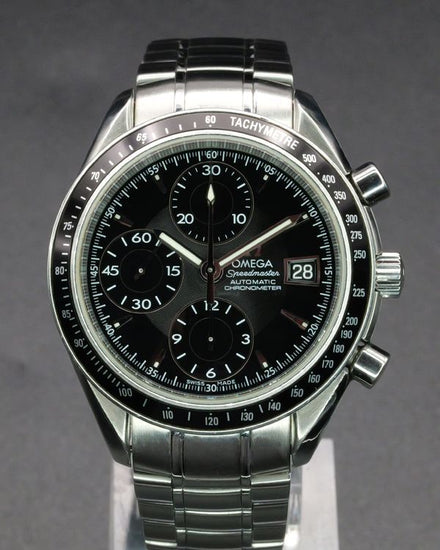 Omega Speedmaster Date 40MM Black Dial Steel Bracelet (3210.50.00)