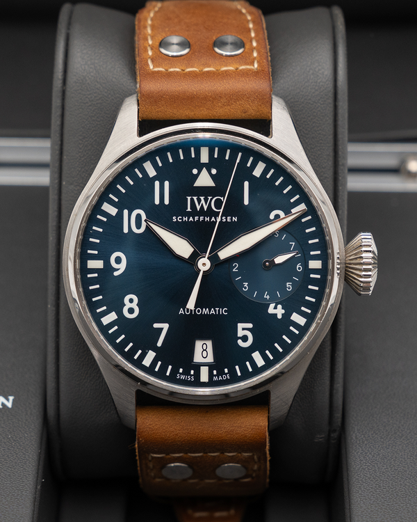 2019 IWC Schaffhausen Pilot "Le Petit Prince" 46.2MM Blue Dial Leather Strap (IW501002)