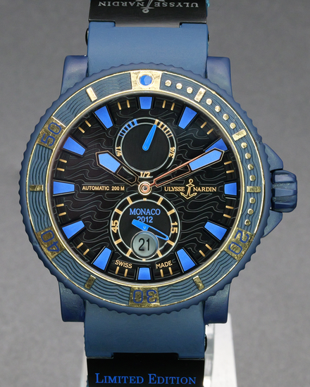 2013 Ulysse Nardin Diver "Monaco" L.E. 45.8MM Black Dial Rubber Strap (263-98LE-3C/MON)