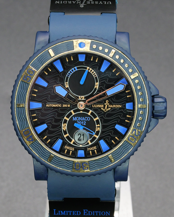 2013 Ulysse Nardin Diver "Monaco" L.E. 45.8MM Black Dial Rubber Strap (263-98LE-3C/MON)