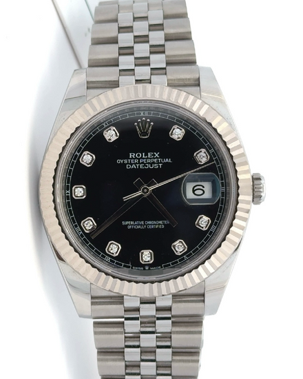2022 Rolex Datejust 41MM Black Dial Jubilee Bracelet (126334)