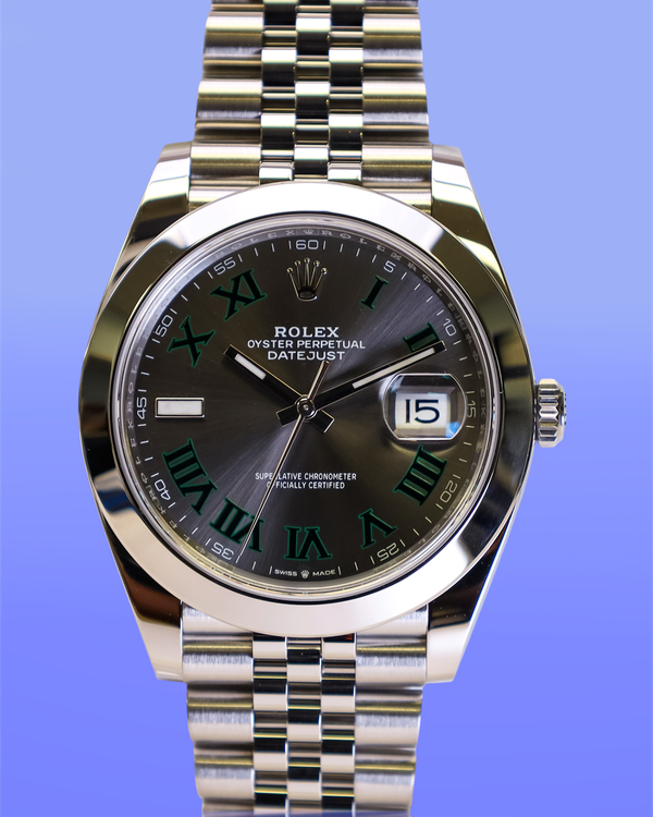 2026 Rolex Datejust "Wimbledon" 41MM Slate Dial Jubilee Bracelet (126300)