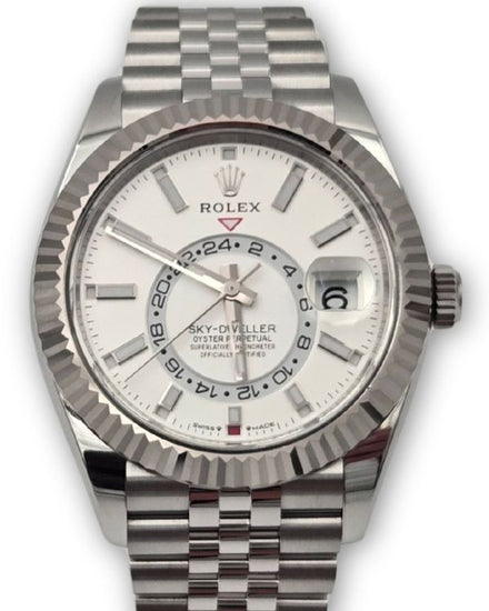2025 Rolex Sky-Dweller 42MM White Dial Jubilee Bracelet (336934)