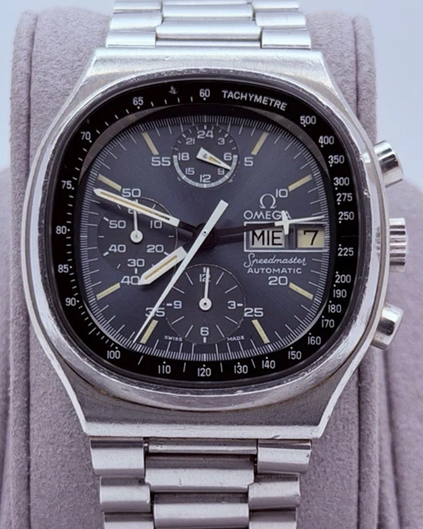 Omega Speedmaster Vintage 40MM Grey "TV" Dial Steel Bracelet (176.0014)