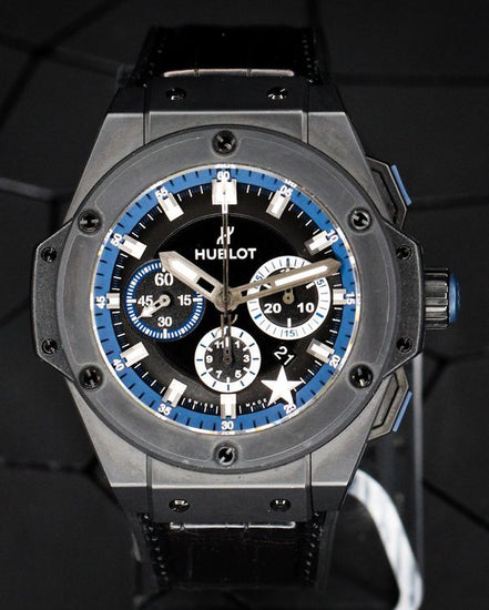 2018 Hublot Big Bang King Power "Dallas Cowboys" L.E. 48MM Black Dial Leather Strap (703.CI.1179.LR.DCW14)