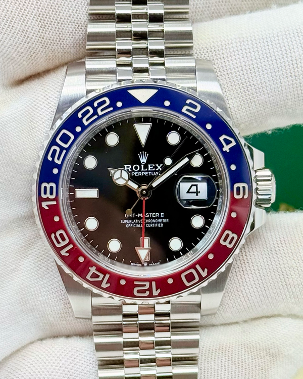 2022 Rolex GMT-Master II "Pepsi" 40MM Black Dial Jubilee Bracelet (126710BLRO)