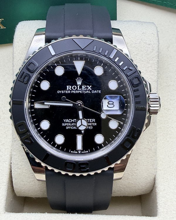 2019 Rolex Yacht-Master 42MM Black Dial Oysterflex Strap (226659)