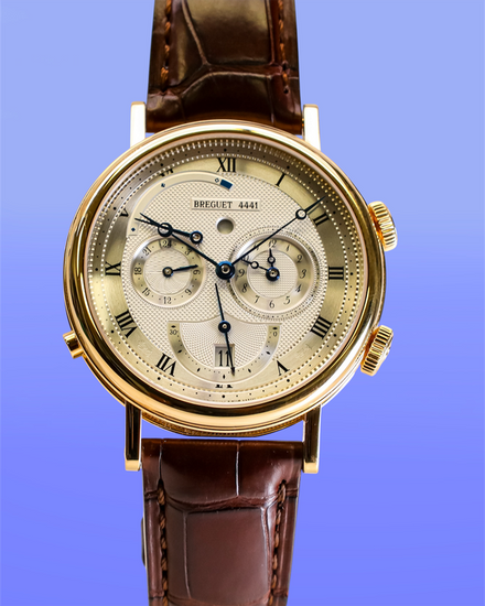 2012 Breguet Classique Le Reveil Du Tsar 39MM Silver Dial Leather Strap (5707BA/12/9V6)