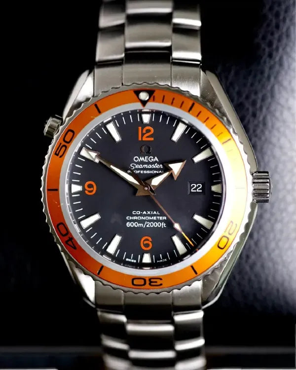 Omega Seamaster Planet Ocean 600M 45.5MM Black Dial Steel Bracelet (2208.50.00)