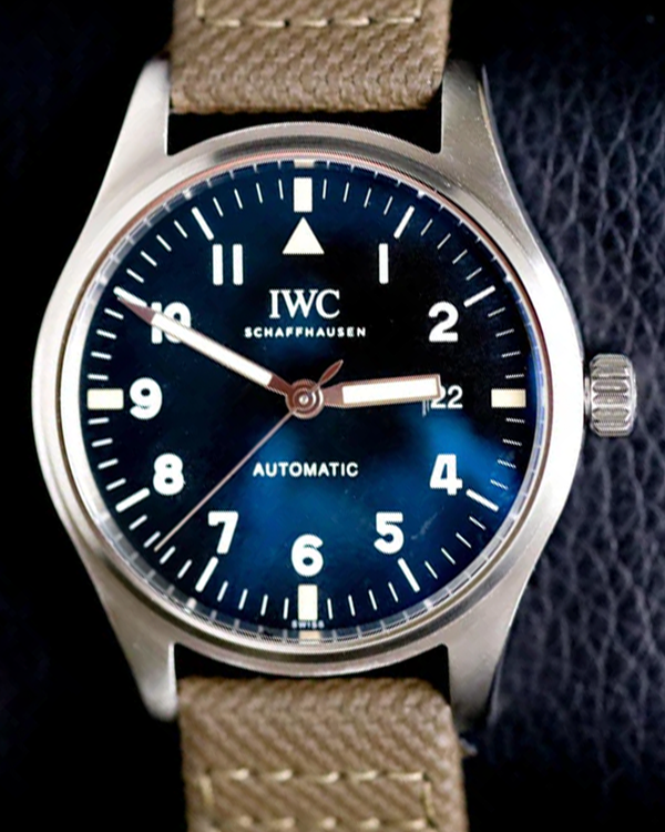 IWC Schaffhausen Pilot "Tribute to Mark XVIII" L.E. 40MM Black Dial Leather Strap (IW327007)