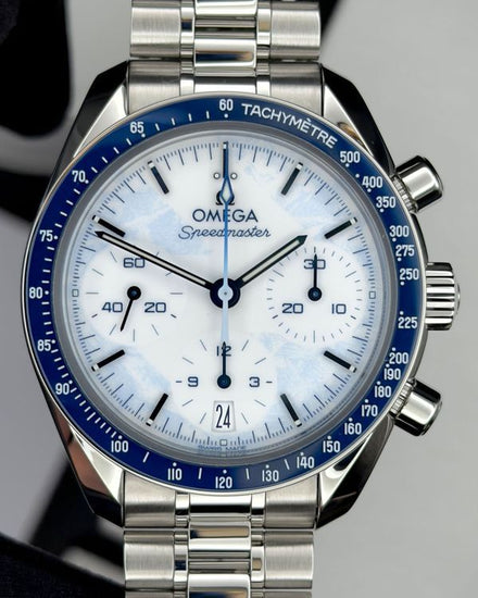 2025 Omega Speedmaster "Milano Cortina 2026" 38MM White Dial Steel Bracelet (522.30.38.50.04.001)