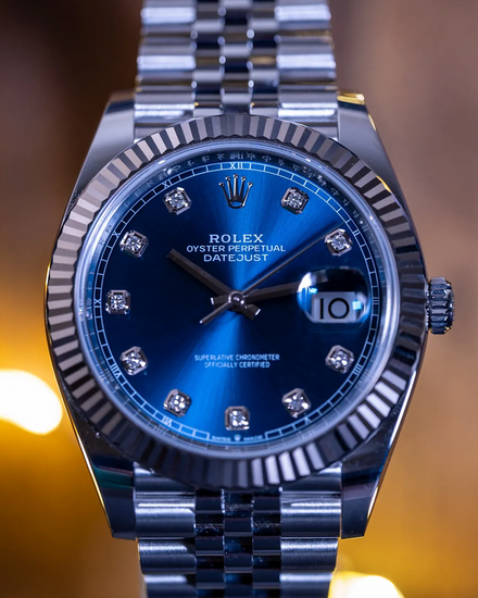 2026 Rolex Datejust 41MM Blue Dial Jubilee Bracelet (126334)