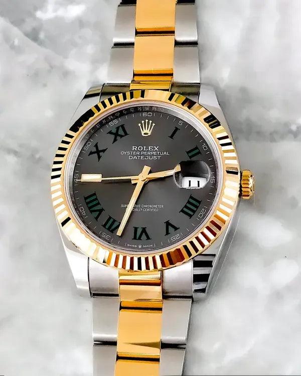 2026 Rolex Datejust "Wimbledon" 41MM Slate Dial Two-Tone Oyster Bracelet (126333)