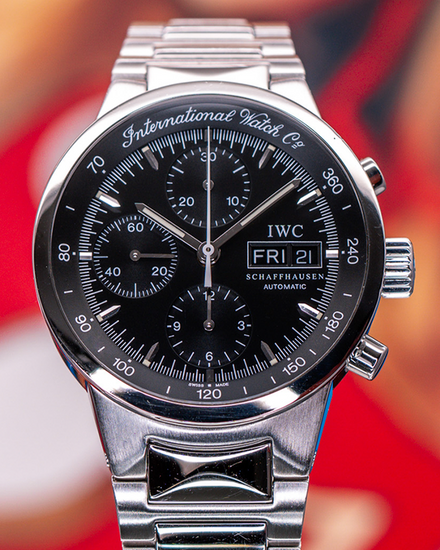 2001 IWC Schaffhausen GST 39MM Black Dial Steel Bracelet (IW370708)