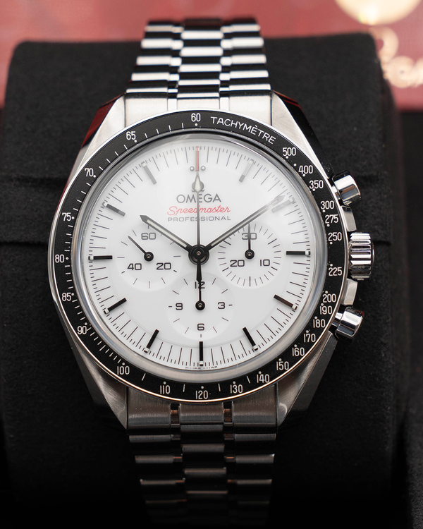 2025 Omega Speedmaster Professional Moonwatch 42MM White Dial Steel Bracelet (310.30.42.50.04.001)