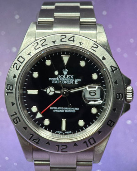 No Reserve - 2007 Rolex Explorer II 40MM Black Dial Oyster Bracelet (16570)