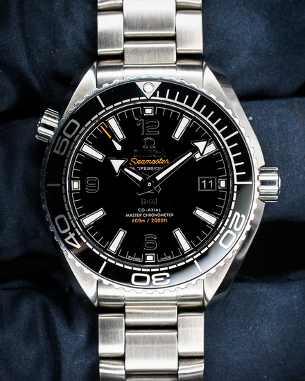 No Reserve - 2024 Omega Seamaster Planet Ocean 39.5MM Black Dial Steel Bracelet (215.30.40.20.01.001)