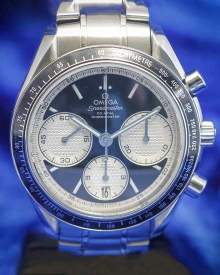 No Reserve - 2019 Omega Speedmaster Racing 40MM Black Dial Steel Bracelet (326.30.40.50.01.002)