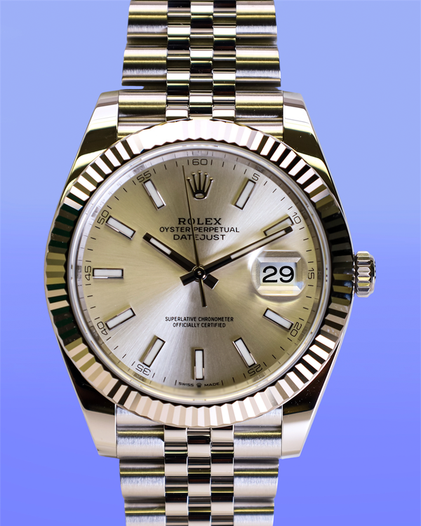2026 Rolex Datejust 41MM Silver Dial Jubilee Bracelet (126334)