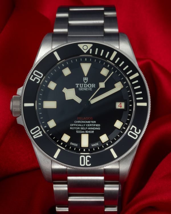 No Reserve - 2020 Tudor Pelagos LHD 42MM Black Dial Titanium Bracelet (25610TNL)