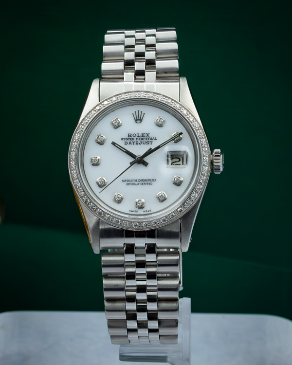 No Reserve - Rolex Oyster Perpetual Date 34MM White Dial Jubilee Bracelet (1501)