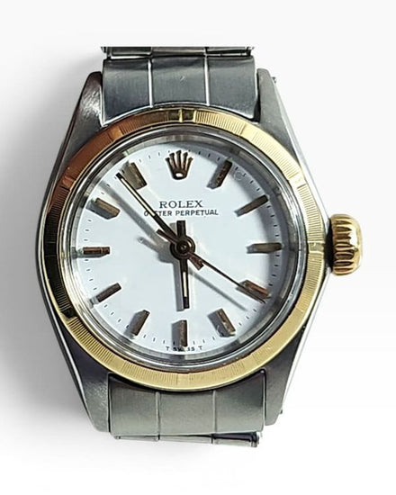 Rolex Oyster Perpetual Lady 26MM White Dial Oyster Bracelet (6623)