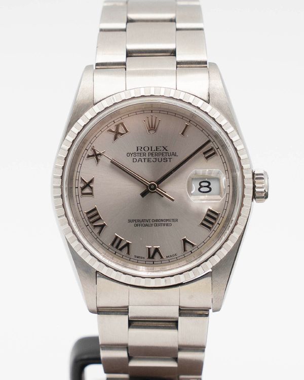Rolex Datejust 36MM Silver Dial Oyster Bracelet (16234)