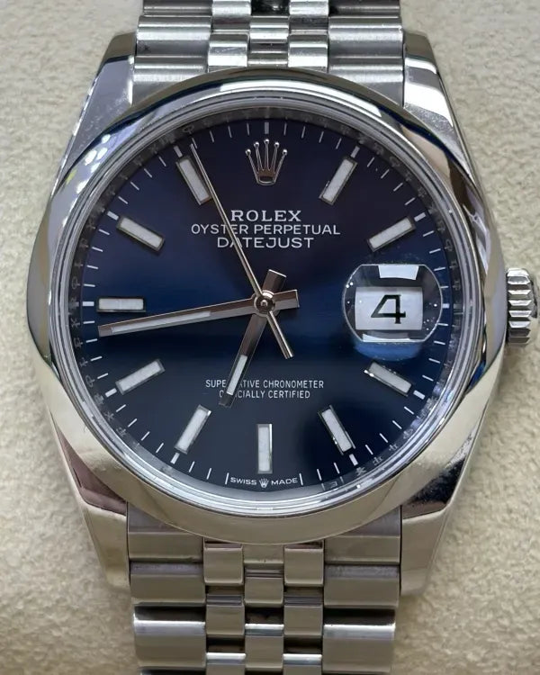 2023 Rolex Datejust 36MM Blue Dial Jubilee Bracelet (126200)