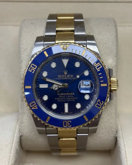 2019 Rolex Submariner Date "Bluesy" 40MM Blue Dial Two-Tone Oyster Bracelet (116613LB)