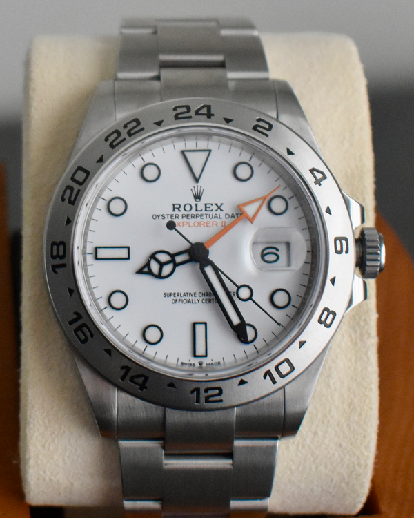 2022 Rolex Explorer II "Polar" 42MM White Dial Oyster Bracelet (226570)