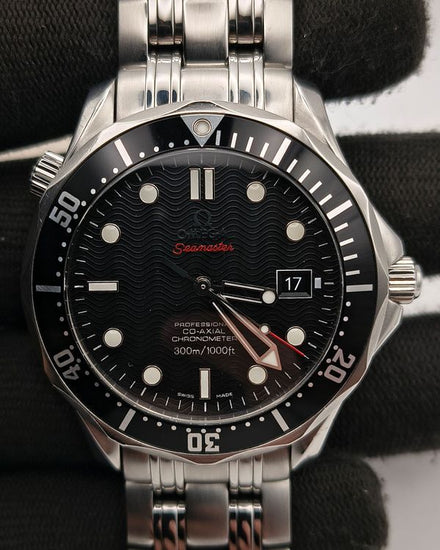 Omega Seamaster Diver 300M 41MM Black Dial Steel Bracelet (212.30.41.20.01.002)