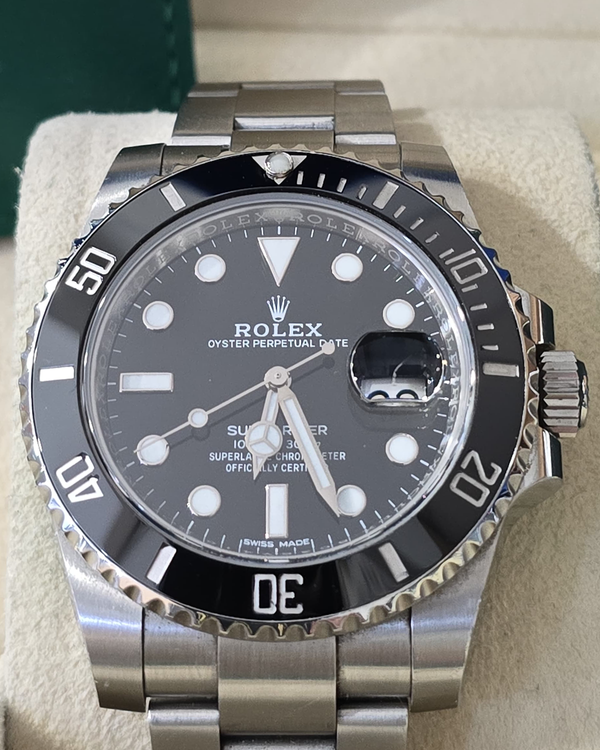 2018 Rolex Submariner Date 40MM Black Dial Oyster Bracelet (116610LN)