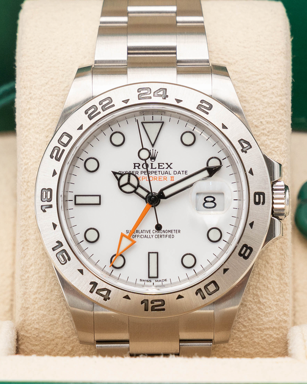 2020 Rolex Explorer II "Polar" 42MM White Dial Oyster Bracelet (216570)