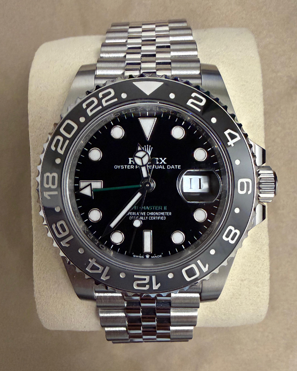 2026 Rolex GMT-Master II "Bruce Wayne" 40MM Black Dial Jubilee Bracelet (126710GRNR)