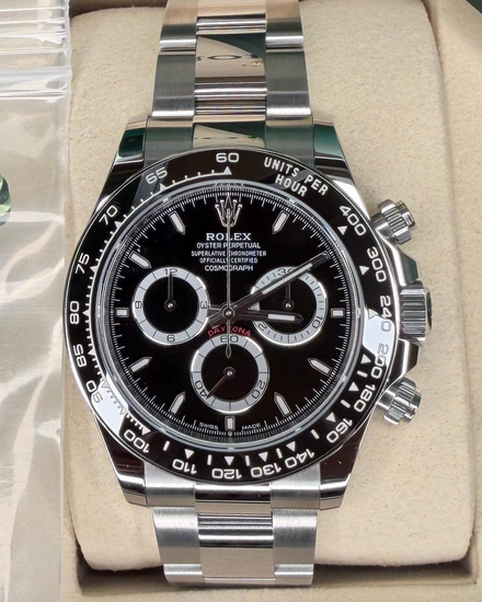 2026 Rolex Cosmograph Daytona 40MM Black Dial Oyster Bracelet (126500LN)