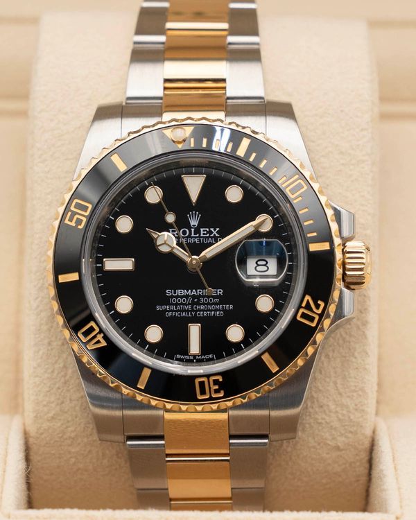 Rolex Submariner Date 40MM Black Dial Two-Tone Oyster Bracelet (116613LN)