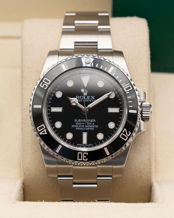 2019 Rolex Submariner No-Date 40MM Black Dial Oyster Bracelet (114060)