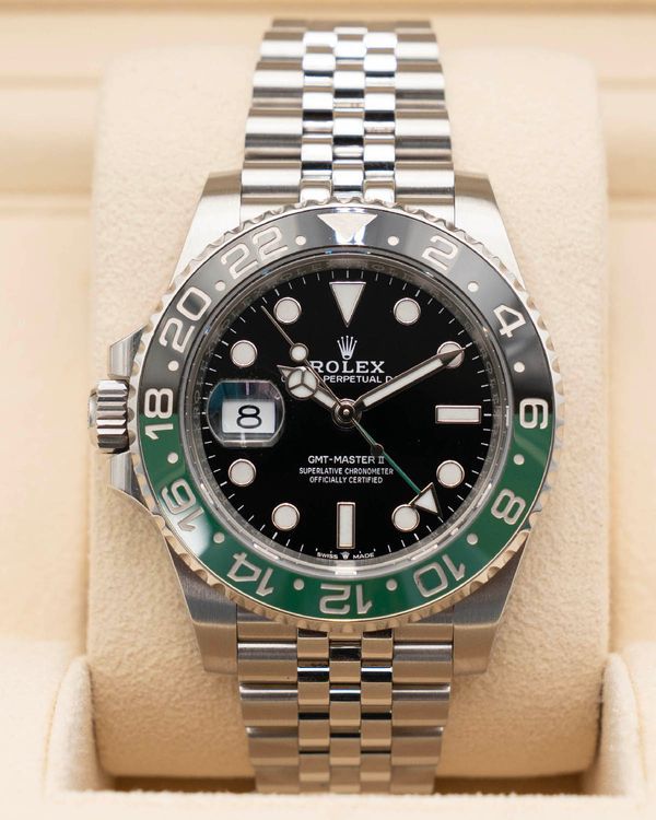 2023 Rolex GMT-Master II "Sprite" 40MM Black Dial Jubilee Bracelet (126720VTNR)