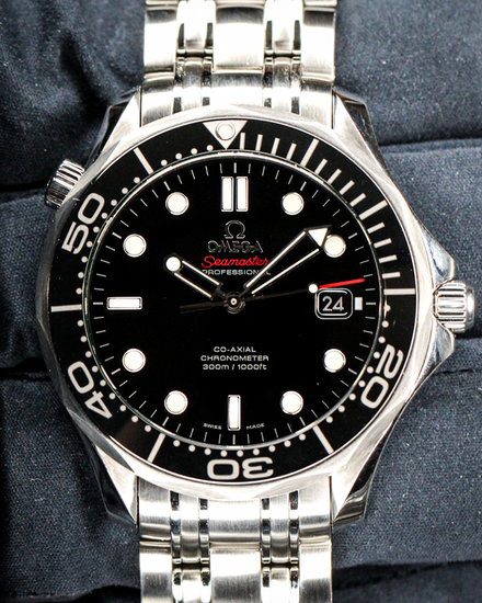 No Reserve - 2019 Omega Seamaster Diver 300M 41MM Black Dial Steel Bracelet (212.30.41.20.01.003)