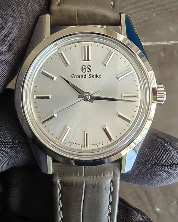 2024 Grand Seiko Heritage 36.5MM Silver Dial Leather Strap (SBGW291)