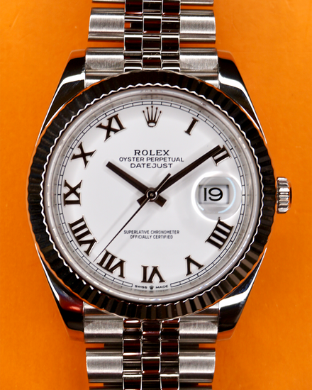 2022 Rolex Datejust 41MM White Dial Jubilee Bracelet (126334)