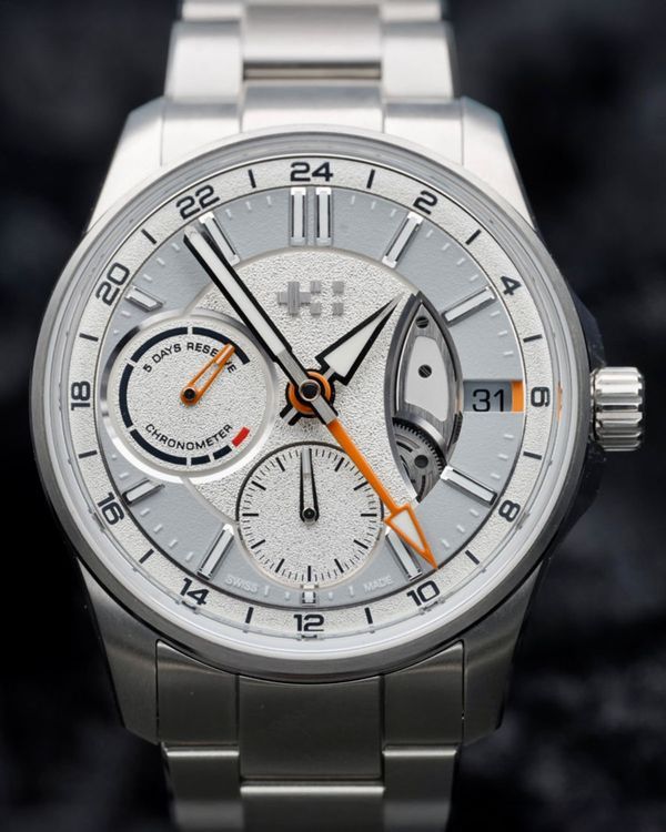 2026 Christopher Ward C63 True GMT 40.5MM Silver Dial Steel Bracelet (C63-40APG3-S00W0-B0)