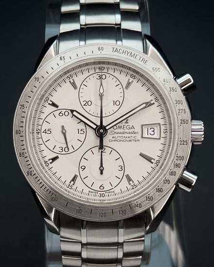 2010 Omega Speedmaster Day-Date 40MM Silver Dial Steel Bracelet (3211.30.00)