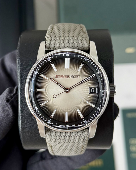 2024 Audemars Piguet Code 11.59 41MM Brown "Smoked" Dial Textile Strap (15210QT.OO.A064KB.01)